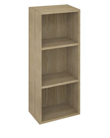 Sapho Espace polcos oldalszekrény ajtó nélkül 35x94x22 cm, bardini szilva ESC170-1313