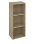 Sapho Espace polcos oldalszekrény ajtó nélkül 35x94x22 cm, bardini szilva ESC170-1313