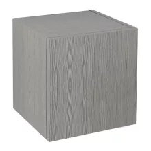   Sapho Espace egyajtós felsőszekrény 35x35x32 cm univerzális nyitással, ezüst tölgy ESC730-1111