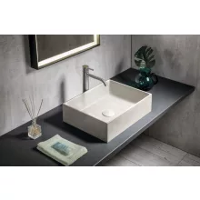 Sapho Formigo beton mosdótál 48x37 cm, homok FG114