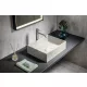 Sapho Formigo beton mosdótál 48x37 cm, homok FG114