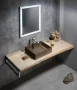 Sapho Formigo beton mosdótál 48x37 cm, barna FG115