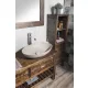 Sapho Formigo beton mosdótál 60x40 cm, homok FG214
