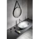 Sapho Formigo beton mosdótál 60x40 cm, ezüst FG219