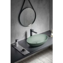 Sapho Formigo beton mosdótál 60x40 cm, zöld FG223