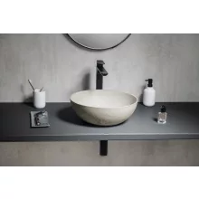 Sapho Formigo beton mosdótál 39x39 cm, homok FG314