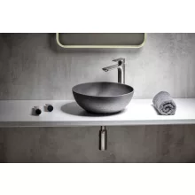Sapho Formigo beton mosdótál 39x39 cm, antracit FG316
