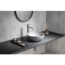 Sapho Formigo beton mosdótál 39x39 cm, ezüst FG319