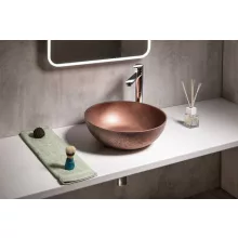 Sapho Formigo beton mosdótál 39x39 cm, réz FG320