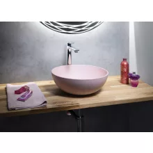 Sapho Formigo beton mosdótál 39x39 cm, rózsaszín FG321