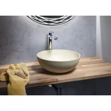 Sapho Formigo beton mosdótál 39x39 cm, sárga FG322