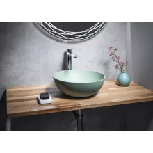 Sapho Formigo beton mosdótál 39x39 cm, zöld FG323
