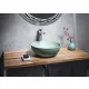 Sapho Formigo beton mosdótál 39x39 cm, zöld FG323
