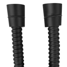   Sapho Powerflex csavarodásmentes zuhanycső 120 cm, matt feketeFLEX120B
