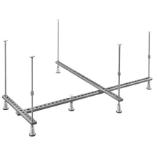 Polysan lábszerkezet aszimetrikus kádhoz 170x80 cm FR17081