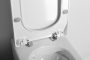 Sapho Glanc Slim WC-ülőke soft close, duroplast, fehér GC5030