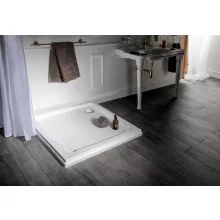   Sapho Gelco Diona90 öntött márvány zuhanytálca 90x90 cm, fehér GD009