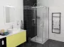 Sapho Gelco Dragon szögletes zuhanykabin tolóajtóval átlátszó üveggel 900x900 mm, króm profil GD4290GD4290