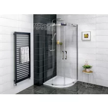   Sapho Gelco Dragon Két ajtós íves zuhanykabin átlátszó üveg 900x900x2000 mm, króm profillal GD4490