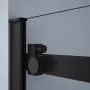 Sapho Gelco Dragon black zuhanykabin átlátszó üveggel 1200x800 mm, matt fekete profil GD4612B-01