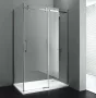Sapho Gelco Dragon szögletes zuhanykabin tolóajtóval átlátszó üveggel 1400x700 mm, króm profil GD4614GD7270