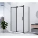 Sapho Gelco Dragon black zuhanykabin átlátszó üveggel 1600x800 mm, matt fekete profil GD4616B-01