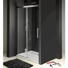   Sapho Gelco Fondura zuhanyajtó átlátszó üveggel 1100x2000 mm, króm profil GF5011