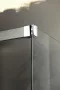Sapho Gelco Fondura szögletes zuhanykabin átlátszó üveggel 1100x1000 mm, króm profil GF5011GF5001