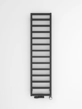 Sapho Gianluca fürdőszobai radiátor 400x1590 mm, matt fekete GL159B
