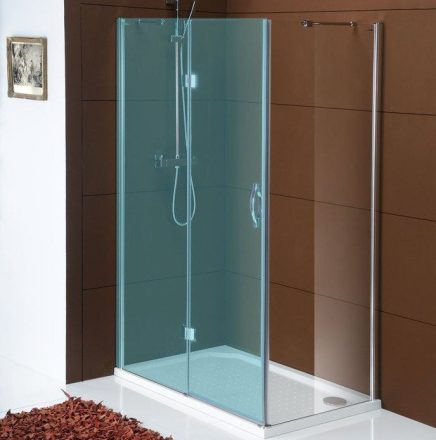 Sapho Gelco Legro oldalfal 90x190 cm transzparent üveg, króm profil GL5690
