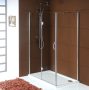 Sapho Gelco Legro oldalfal 90x190 cm transzparent üveg, króm profil GL5690