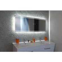 Sapho GEMINI II tükör LED világítással, 140x55cm GM140