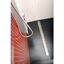   Sapho Gelco Manus Rozsdamentes acél zuhanyfolyóka 750x130x55 Onda ráccsal GMO13