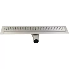   Sapho Gelco Manus Onda rozsdamentes acél zuhanyfolyó ráccsal 1150x130x55 mm GMO17