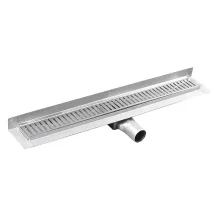   Sapho Gelco Manus rozsdamentes acél zuhanyfolyóka fal éléhez 650x112x55 mm Onda ráccsal GMO22