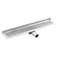   Gelco Manus rozsdamentes acél zuhanyfolyóka Onda ráccsal, fal éléhez 950x112x55 mm GMO25