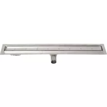   Sapho Gelco Manus Piastra rozsdamentes acél zuhanyfolyóka 950x130x55 mm burkolható ráccsal GMP85