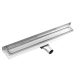 Sapho Gelco Manus 950 mm inox lefolyó Piastra burkolható ráccsal, inox GMP95