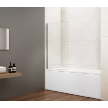   Sapho Gelco Loro nyitható kádparaván átlátszó üveggel 650x1500 mm, króm profilszín GN1165