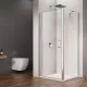 Sapho Gelco Loro nyíló ajtós 900x900 mm zuhanykabin átlátszó üveggel, króm profil GN4490-04