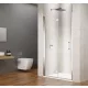 Sapho Gelco Loro dupla nyíló zuhanyajtó átlátszó üveggel 800x2000 mm, króm profil GN4580