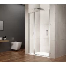   Sapho Gelco Loro nyíló zuhanyajtó fix résszel 1200x2000 mm átlátszó üveg, króm profil GN4612