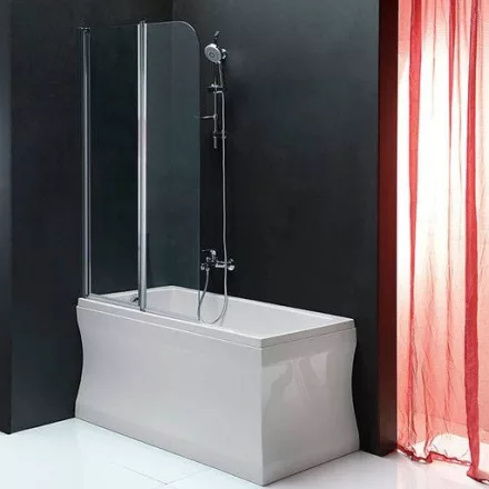 Sapho Gelco One kádparaván átlátszó üveggel 90x140 cm, Coated glass bevonattal, alumínium profil GO1190