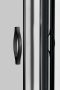 Gelco Sigma Simply íves zuhanykabin transzparent üveggel 100x80 cm, matt fekete GS1080B
