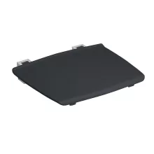   Sapho Gelco lehajtható zuhanykabin ülőke 32,5x32,5 cm sötét szürke GS120G