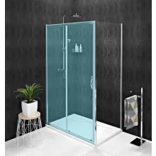   Gelco Sigma Simply oldalfal zuhanyajtóhoz, transzparent üveg 75x190 cm, króm profilszín GS3175
