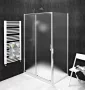 Gelco Sigma Simply oldalfal brick üveg 80x190 cm, Coated Glass felülettel, króm GS4380