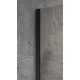 Sapho Gelco Vario Walk-In fali profil 200 cm, fekete GX1014