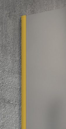 Sapho Gelco Vario Walk-In fali profil 200 cm, matt arany GX1017