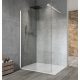 Sapho Gelco Vario Walk-In fix zuhanyfal 100x200 cm átlátszó üveg, merevítő nélkül, matt fehér GX1210GX1015